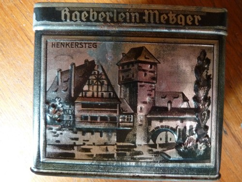 Vintage lebkuchendose - vintage, lebkuchendose-