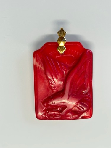 Vintage adler anhänger aus - anhänger,