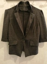 Jacke Weste grau Polyester