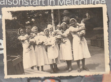Krankenschwester Rotes Kreuz DRK dreißiger Jahre? aus Fotoalbum  ca.9,0x6,0cm