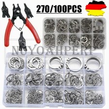 270/100tlg Edelstahl E Clips