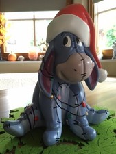 Disney Weihnachts Figur I-aah  Eeyore  Winnie Pooh große Figur Esel I-Aah Statue