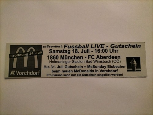 Sammler ticket friendly 2009 - sammler,