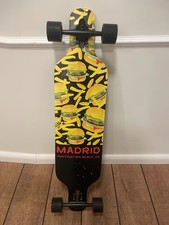 Skate Skateboard MADRID Longboard Pommes Burger Fastfood EDITION fast neu