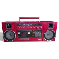 Panasonic RX-C39L Rot - 80er Jahre Boombox - tragbare Stereoanlage