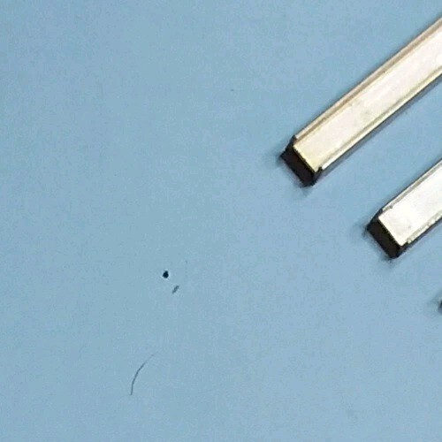 Messing profil 6 x - 6, ca