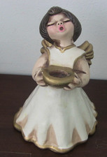 Original Bozener Engel Thun - 18 cm weiß mit Gold