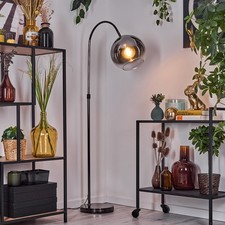 Verstellbare Stehlampe Glas