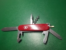 Schweizer TASCHENMESSER, Victorinox, rostfrei, rot, multitool, 8 Funktionen