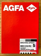 100x Agfa Brovira Speed BEH310RC 5 b/w Fotopapier photographic paper ungeöffnet