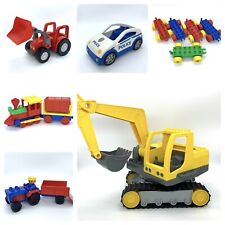 LEGO Duplo Auto Fahrzeuge Polizei Traktor Bus Bagger Zug Feuerwehr Flugzeug Cars