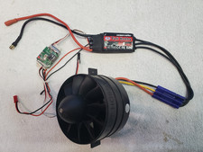 TAFT HOBBY; original 90mm 11-Blatt-Impeller & Motor 6S, Regler & BEC; GEBRAUCHT