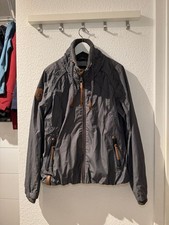 Naketano Damen Jacke grau Gr. L Übergangsjacke sportlich mit Kapuze top