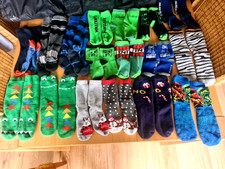 17x Socken Konvolut Jungen 31/34 MINECRAFT, Ninjago, Weihnachten, Fußball, Dino