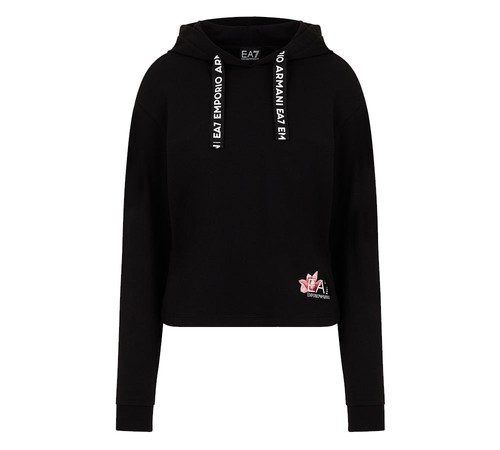 Ea7 damen hoodie mit kapuze - ea7,
