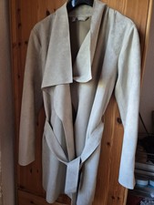 Velourlederimitat-Mantel