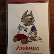 FIFA Fußball 2018 Auto Aufkleber WM Maskottchen 2