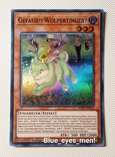 Gefahr wolpertinger - yu-gi-oh!,