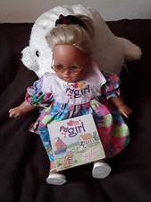 Vintage Zapf Puppe My Girl Spricht/ List, 90er Sammlung Top Zustand Mit Zubehör 
