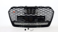 Für Audi A7 4G 2014-2017 Grill Wabengrill RS7 Quattro Black Style