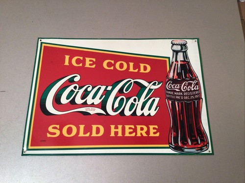 Blechschild coca cola - cola, ice