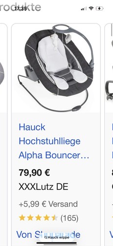 Hauck alpha bouncer babywippe - hauck,