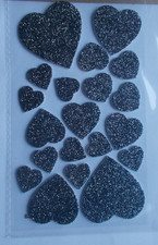 20 Sticker Herzen Schaumstoff