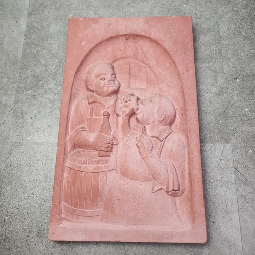 Relief wandbild terrakotta - relief,