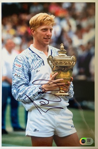 Boris becker signiert 12x8 - signiert,