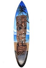 Deko Surfboard 100cm grün mit