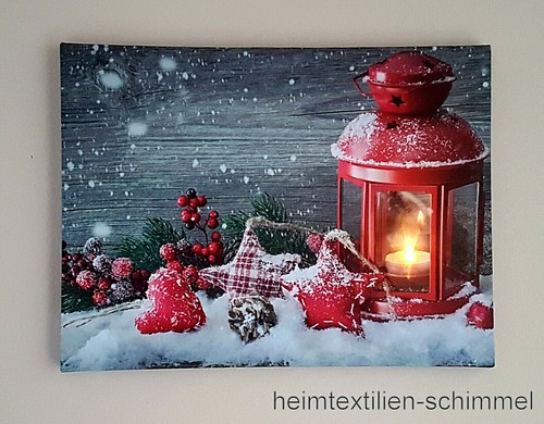 Led bild wandbild - led,