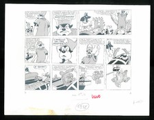 Carl Barks original Comic Druckvorlage print template modello di stampa Disney