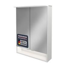 Fackelmann B.STYLE Spiegelschrank in Weiß 60 cm LED Badschrank Made in Germany