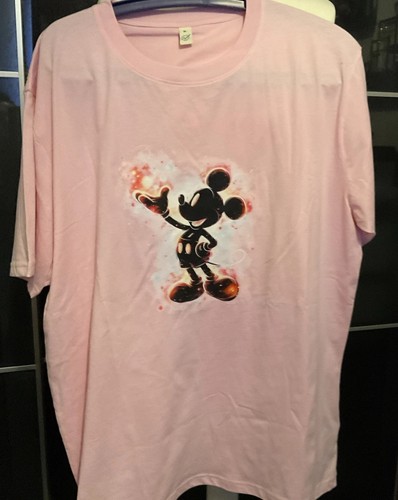 Damen shirt rosa mickey - t-shirt,
