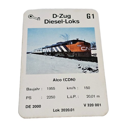 Zug diesel lok - lok, alco