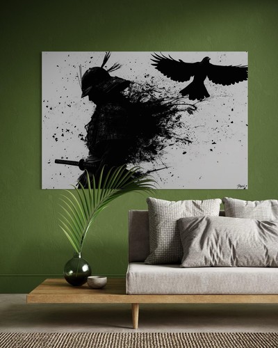 Leinwand bild samurai - bild, krieger