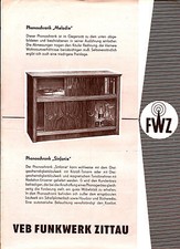 altes Faltblatt RFT VEB