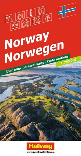 Hallwag strassenkarte norwegen - hallwag,