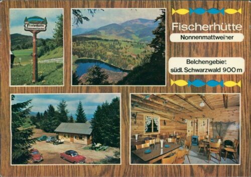 Ansichtskarte fischerhütte - ansichtskarte,