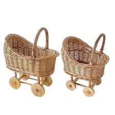Kinderwagen geformt Blumenkorb