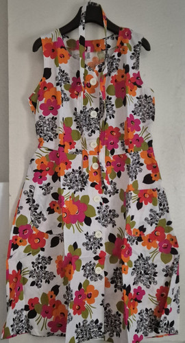 Vintage damen hauskleid - vintage,