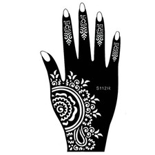 Henna Tattoo Schablone Hand