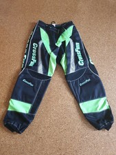 CrossFun Mx Motocross Hose Grün Weiß Schwarz Gr. 30
