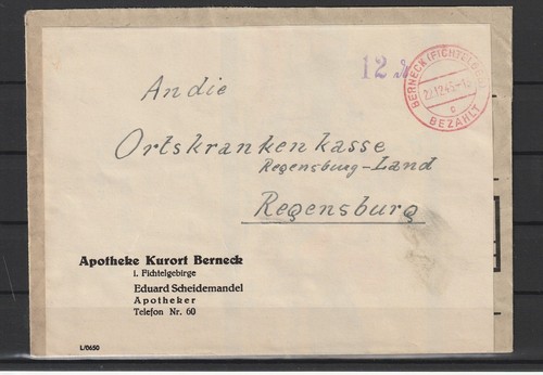 Gebühr bez roter - bez.,