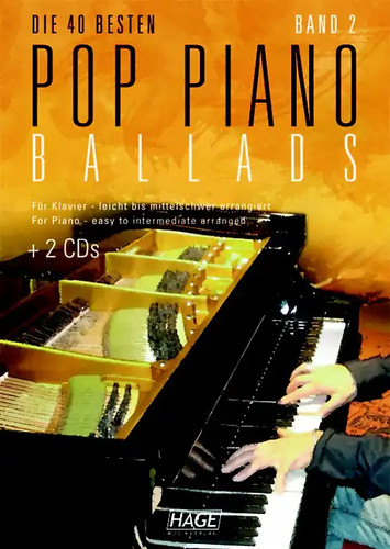 Pop piano ballads mit - piano, 2