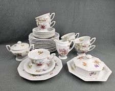 ROSENTHAL MARIA SOMMERSTRAUSS Kaffeeservice 7P 27tlg Butterdose Blumen Dekor 