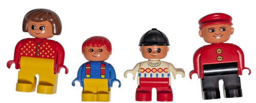 Lego duplo figuren - 4x,
