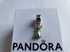 Pandora Charms Disney Anhänger Tinker Bell Kleid  Emaille grün Sterlingsilber