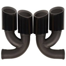 2X Auspuffendrohr Endrohre