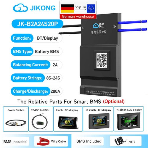 Smart bms 24s 200a - jk,